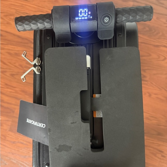 NOBL Black Rolling Suitcase scooter - Picture 10 of 12